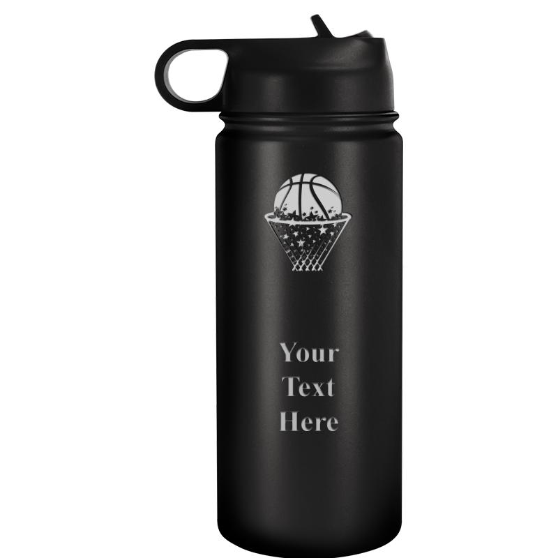 WATER BOTTLE 20OZ BLACK