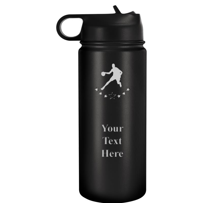 WATER BOTTLE 20OZ BLACK