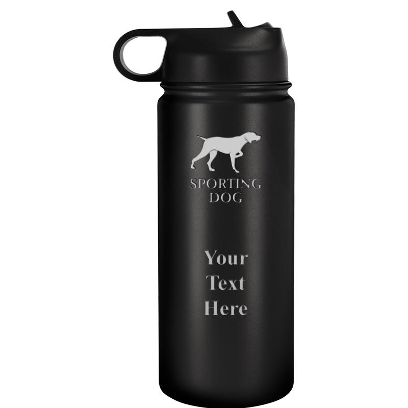 WATER BOTTLE 20OZ BLACK