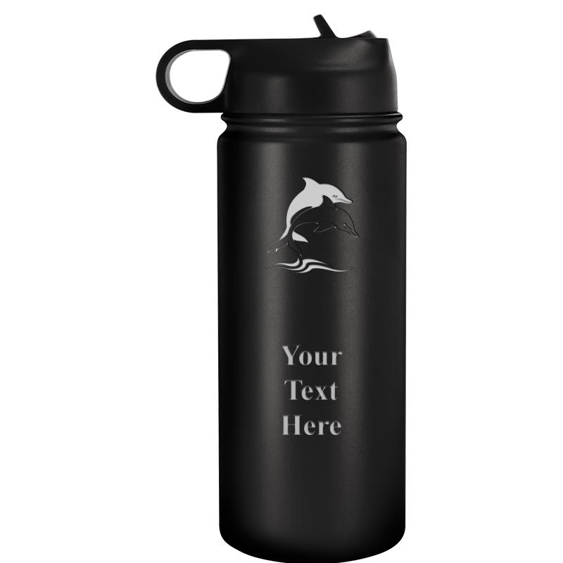 WATER BOTTLE 20OZ BLACK