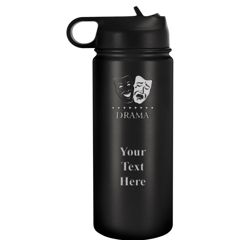 WATER BOTTLE 20OZ BLACK