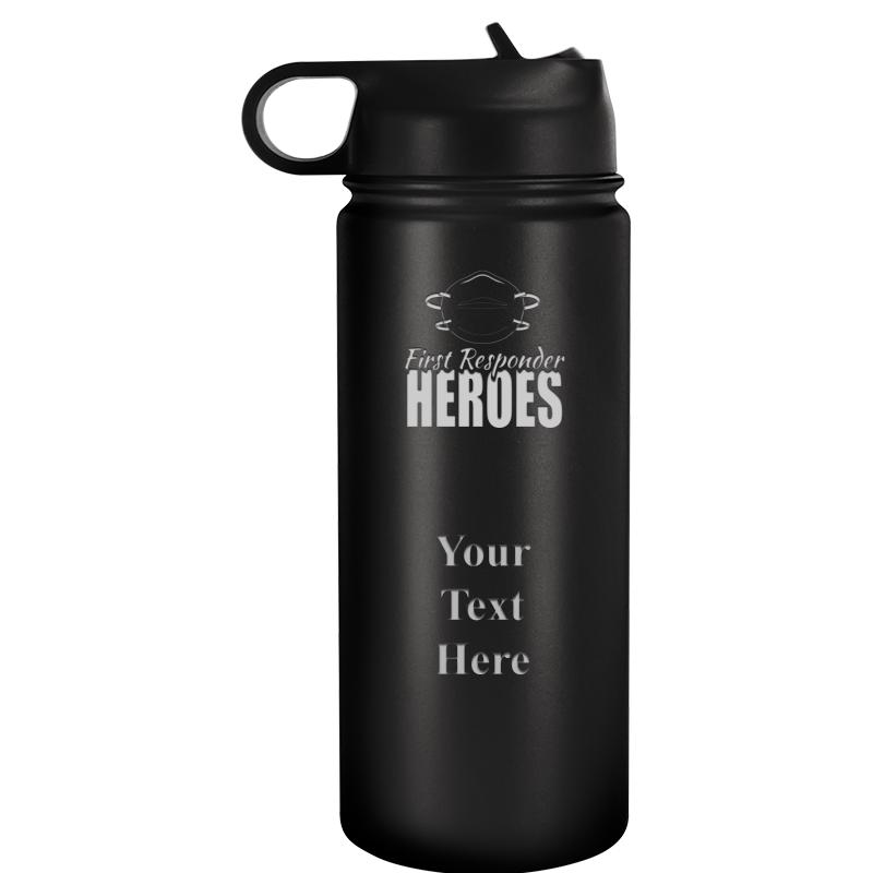 WATER BOTTLE 20OZ BLACK