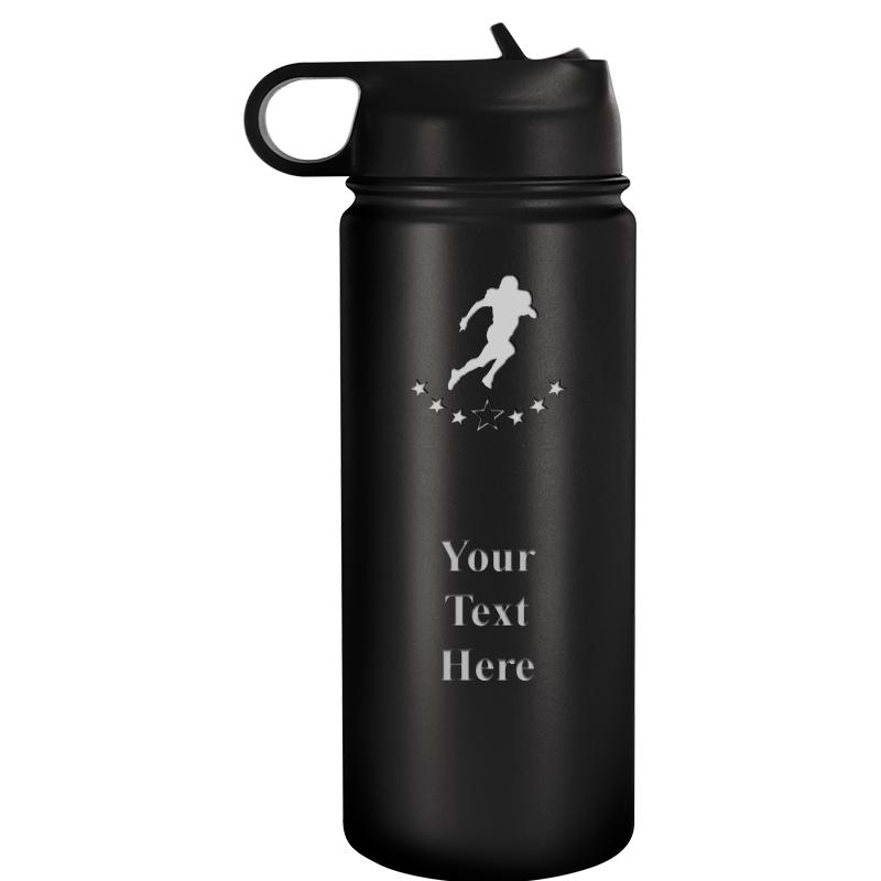 WATER BOTTLE 20OZ BLACK