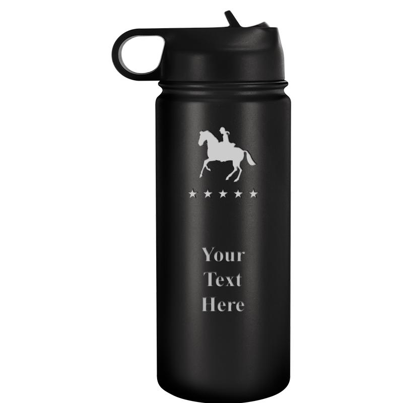 WATER BOTTLE 20OZ BLACK