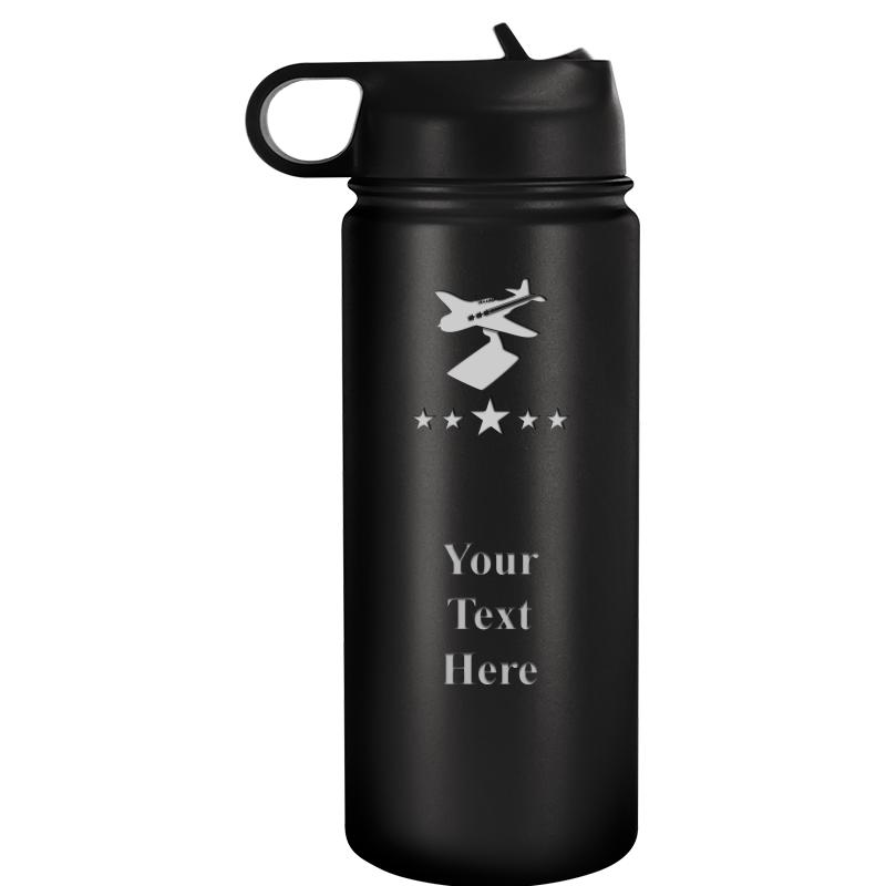 WATER BOTTLE 20OZ BLACK