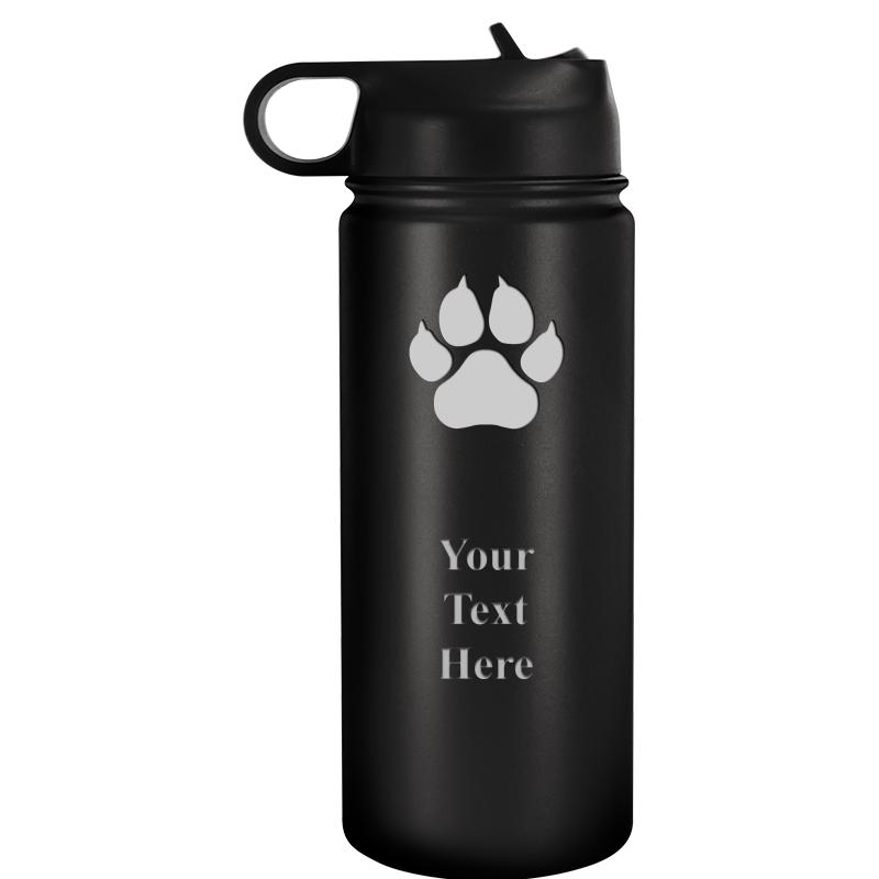 WATER BOTTLE 20OZ BLACK