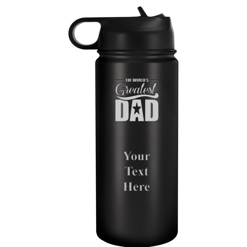 WATER BOTTLE 20OZ BLACK