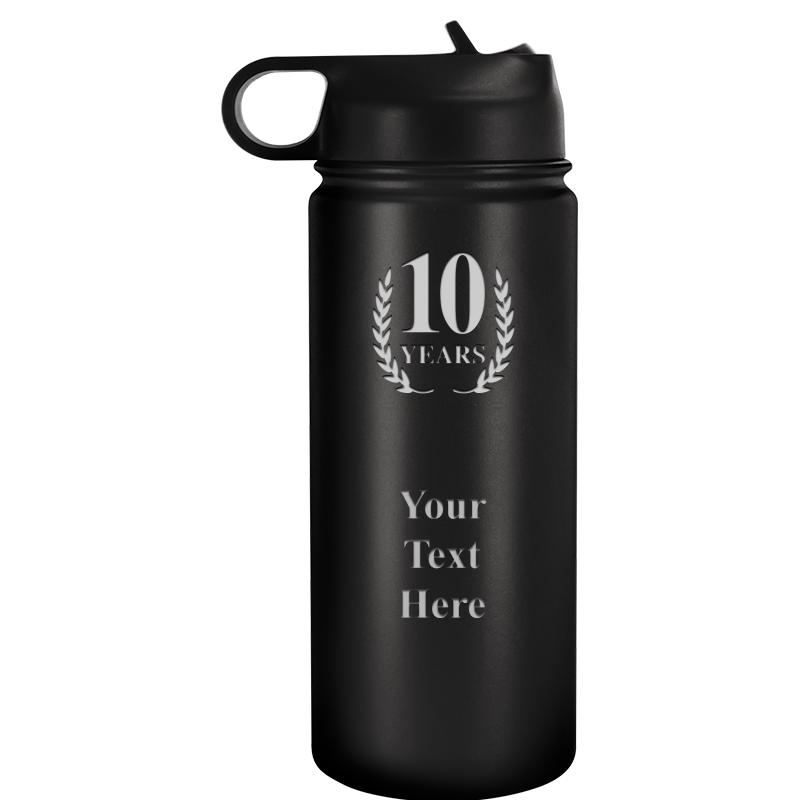 WATER BOTTLE 20OZ BLACK
