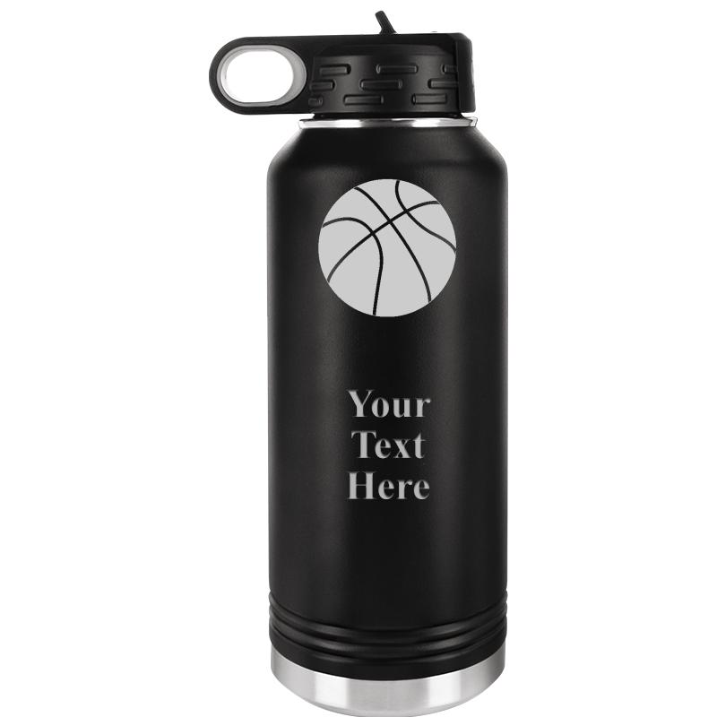 WATER BOTTLE 32OZ BLACK