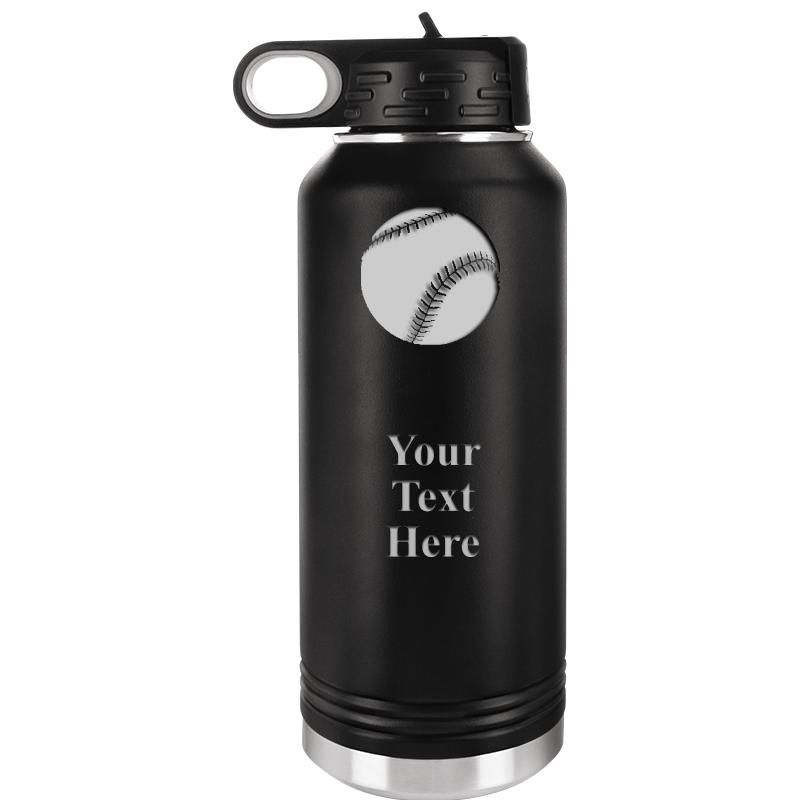 WATER BOTTLE 32OZ BLACK