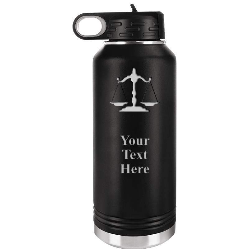 WATER BOTTLE 32OZ BLACK