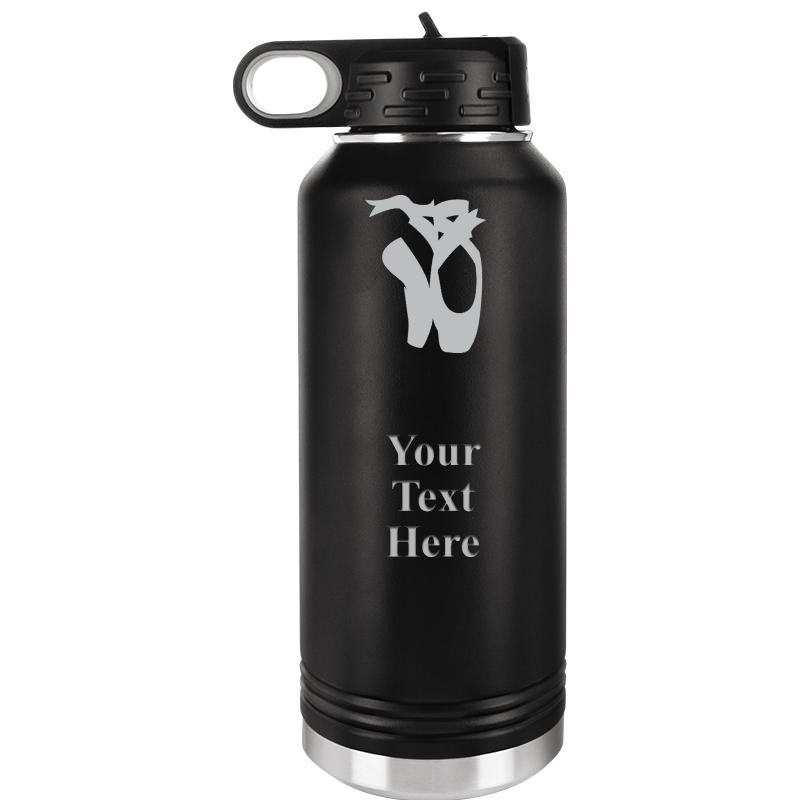 WATER BOTTLE 32OZ BLACK