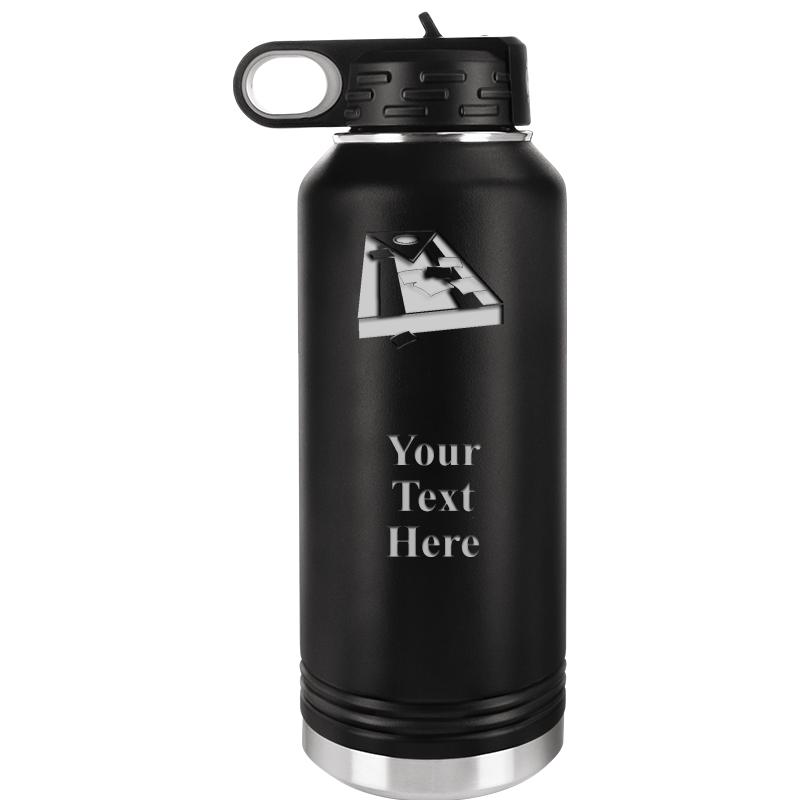 WATER BOTTLE 32OZ BLACK