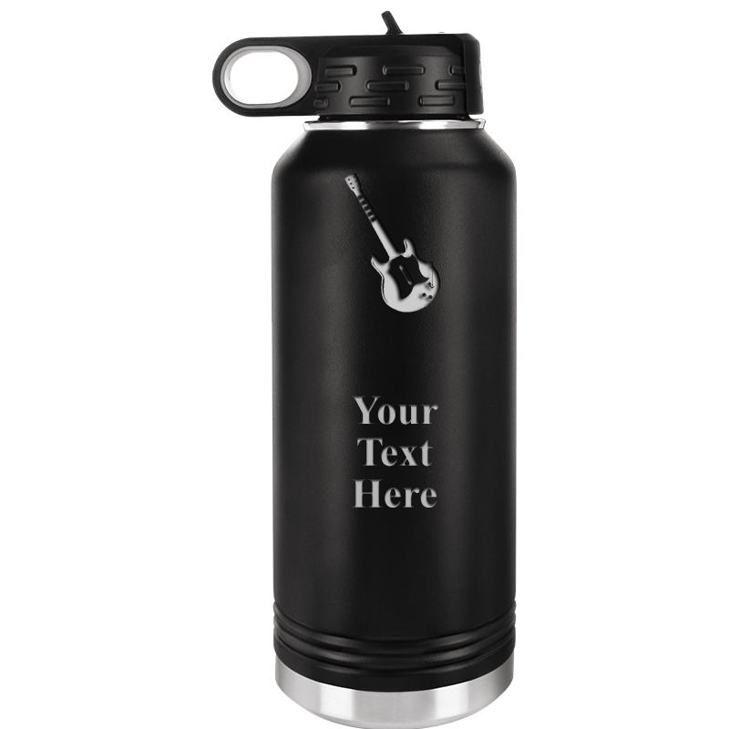 WATER BOTTLE 32OZ BLACK