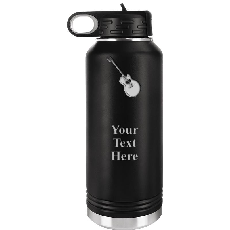 WATER BOTTLE 32OZ BLACK