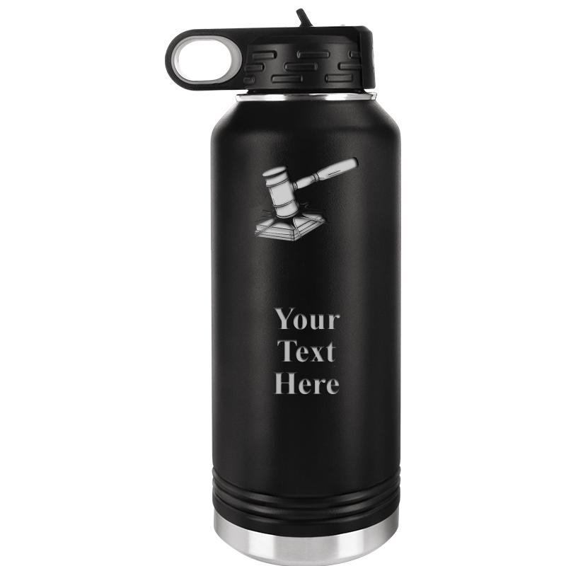 WATER BOTTLE 32OZ BLACK