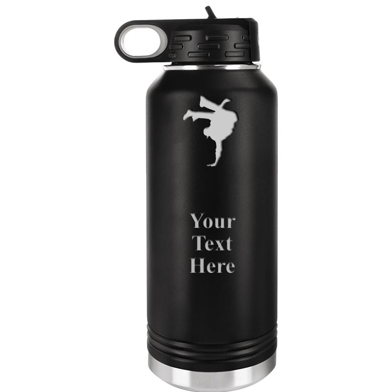 WATER BOTTLE 32OZ BLACK