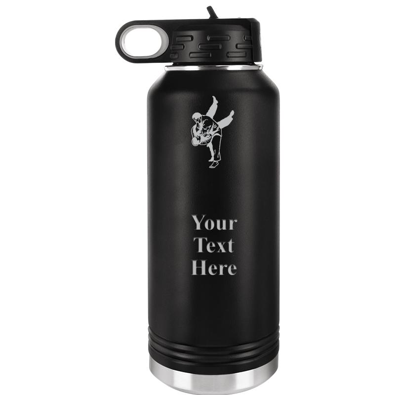 WATER BOTTLE 32OZ BLACK