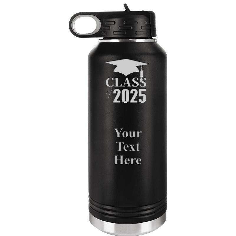 WATER BOTTLE 32OZ BLACK