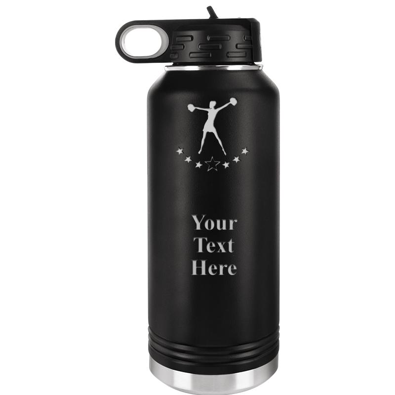 WATER BOTTLE 32OZ BLACK