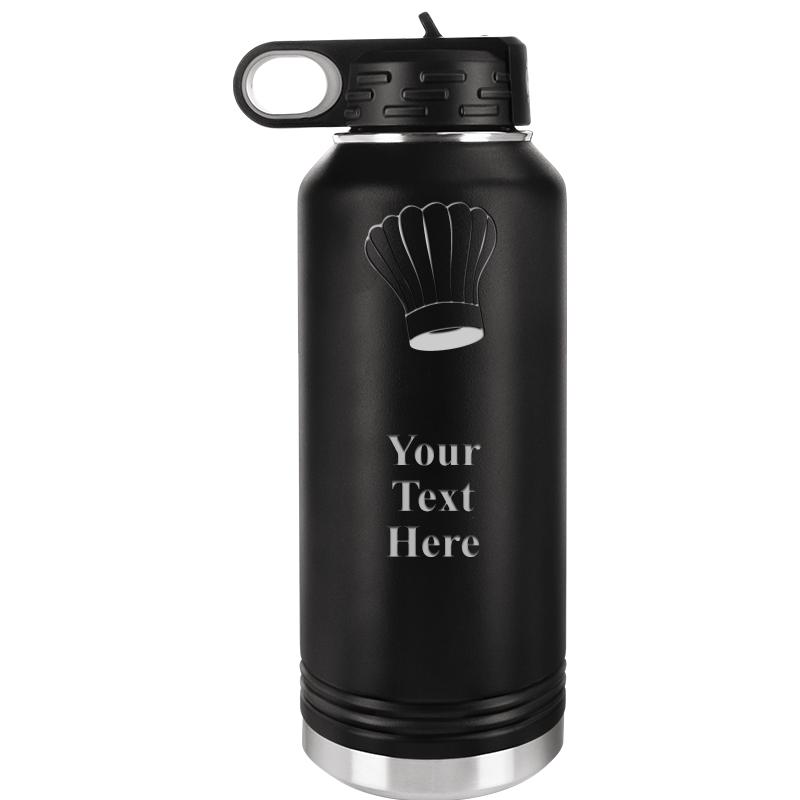 WATER BOTTLE 32OZ BLACK