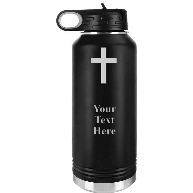 WATER BOTTLE 32OZ BLACK