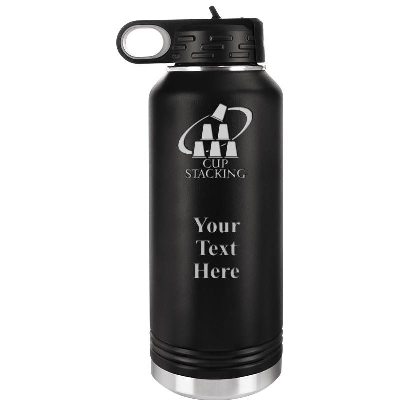 WATER BOTTLE 32OZ BLACK