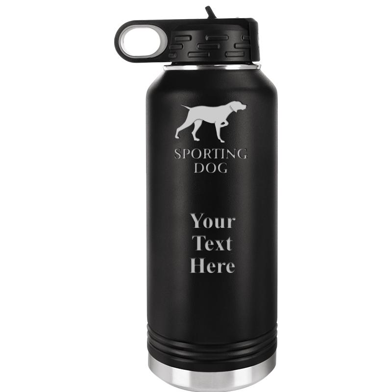 WATER BOTTLE 32OZ BLACK