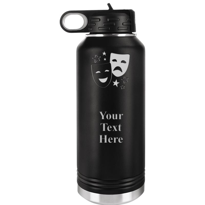 WATER BOTTLE 32OZ BLACK