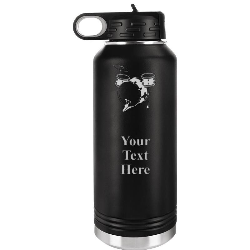 WATER BOTTLE 32OZ BLACK