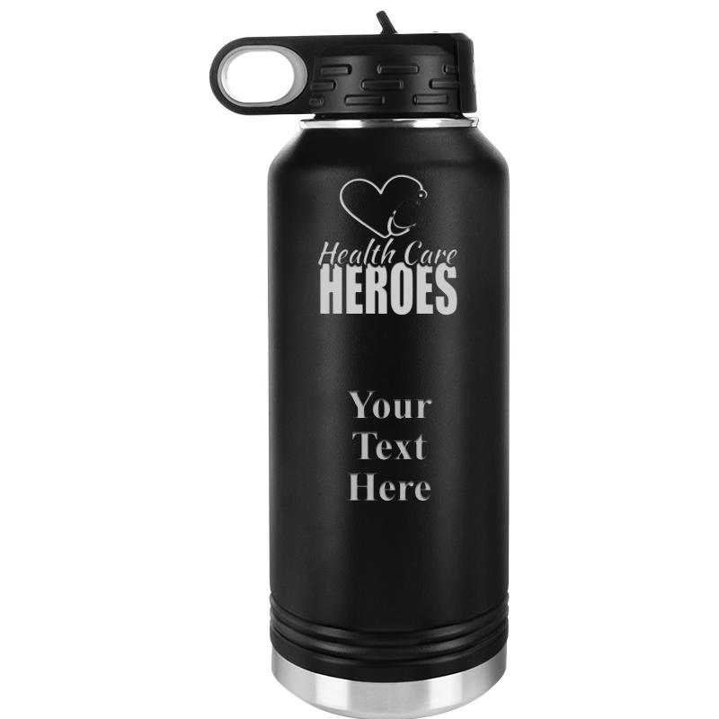 WATER BOTTLE 32OZ BLACK