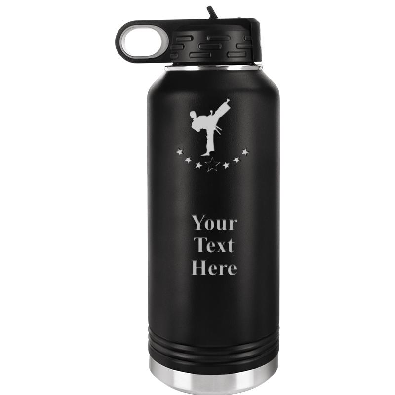 WATER BOTTLE 32OZ BLACK