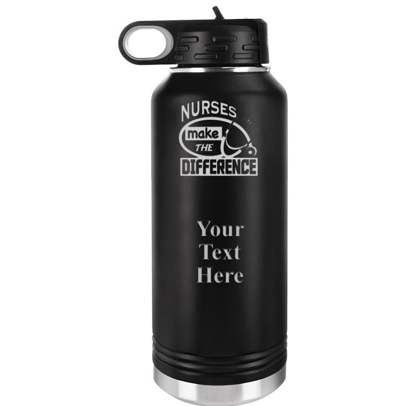 WATER BOTTLE 32OZ BLACK