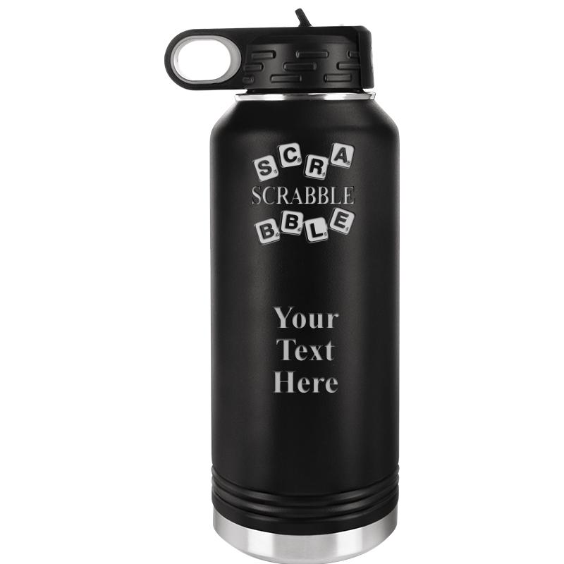 WATER BOTTLE 32OZ BLACK