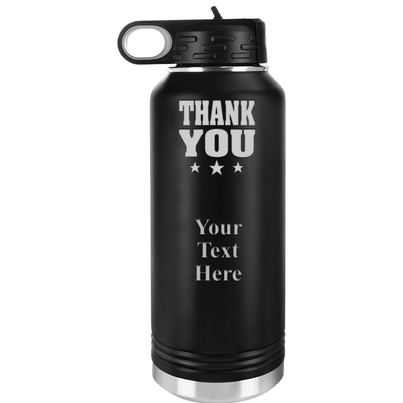 WATER BOTTLE 32OZ BLACK