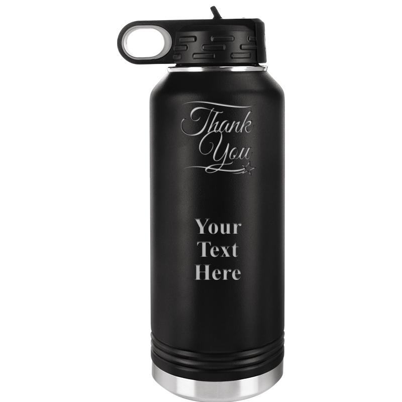 WATER BOTTLE 32OZ BLACK