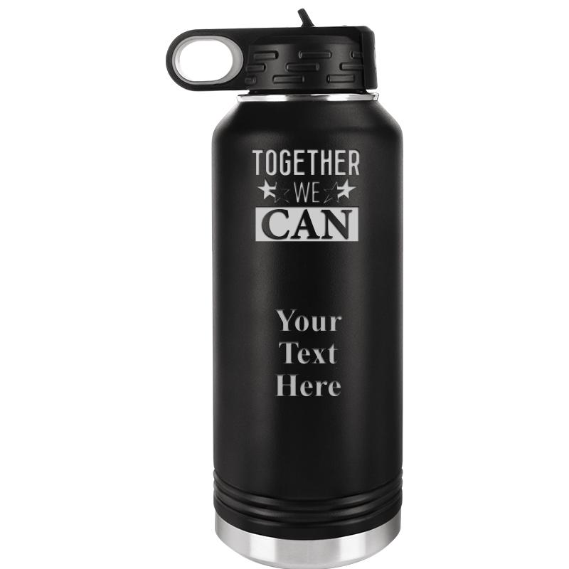 WATER BOTTLE 32OZ BLACK