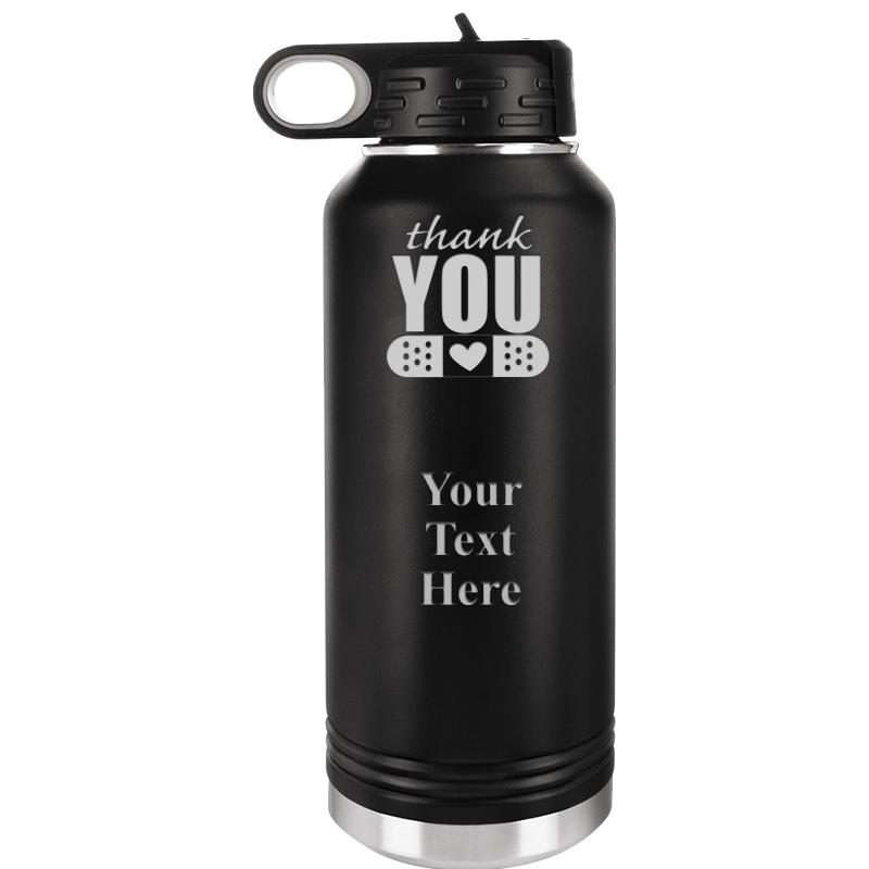 WATER BOTTLE 32OZ BLACK