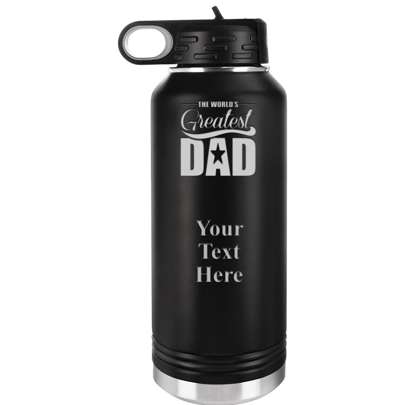 WATER BOTTLE 32OZ BLACK