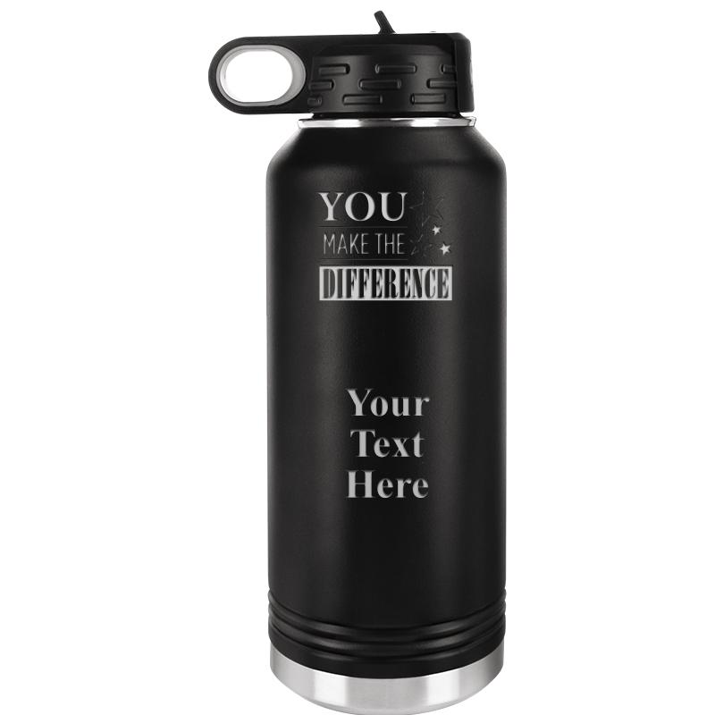 WATER BOTTLE 32OZ BLACK