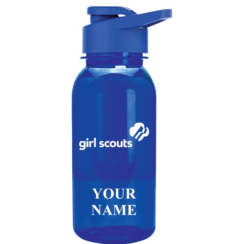 WATER BOTTLE 18OZ BLUE