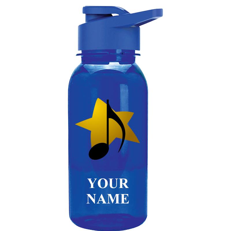 WATER BOTTLE 18OZ BLUE