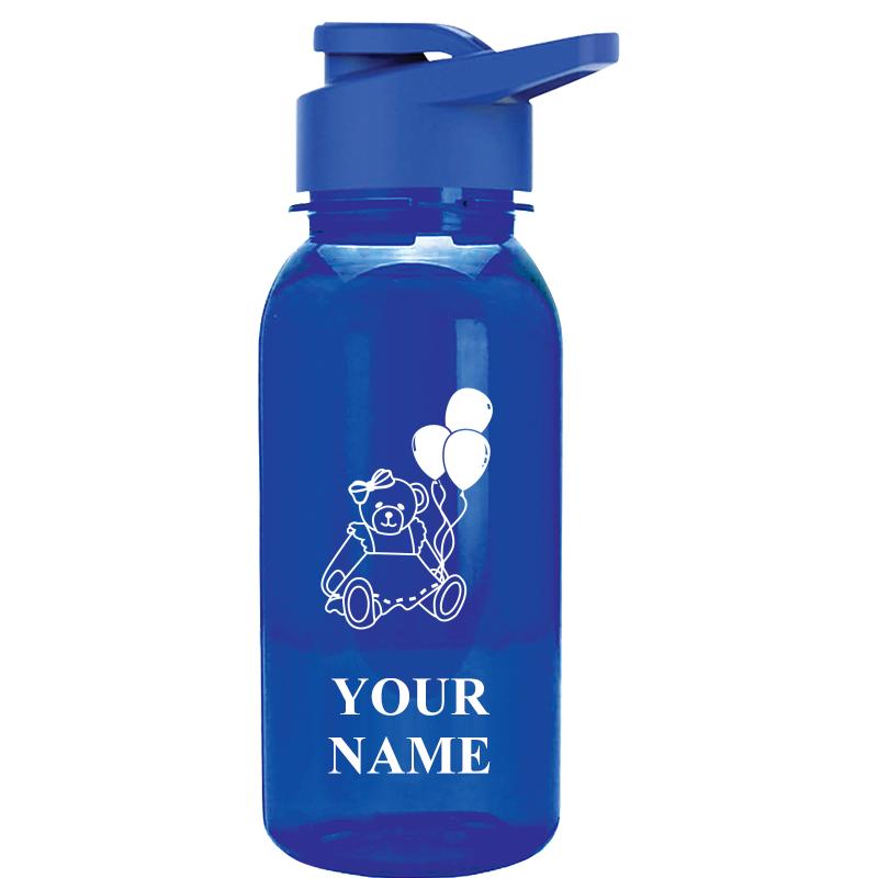 WATER BOTTLE 18OZ BLUE