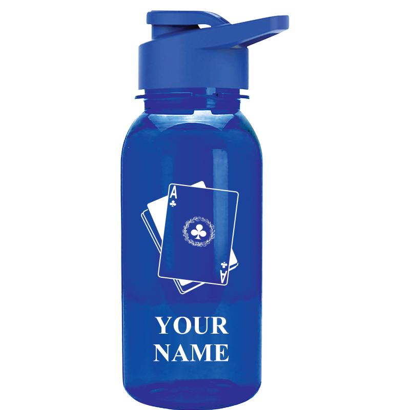 WATER BOTTLE 18OZ BLUE