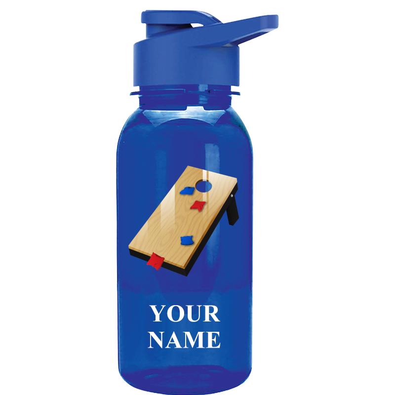 WATER BOTTLE 18OZ BLUE