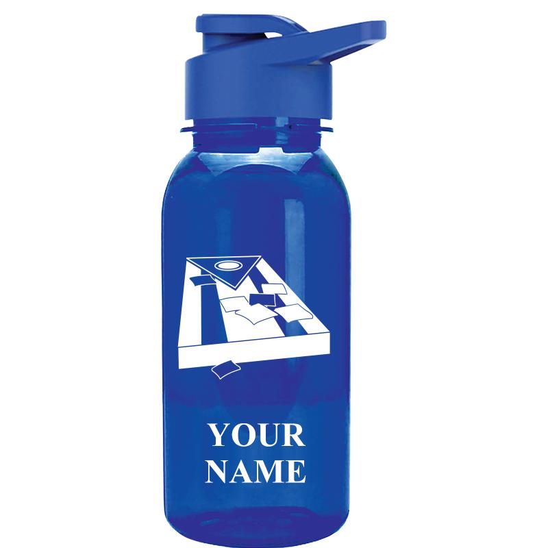 WATER BOTTLE 18OZ BLUE