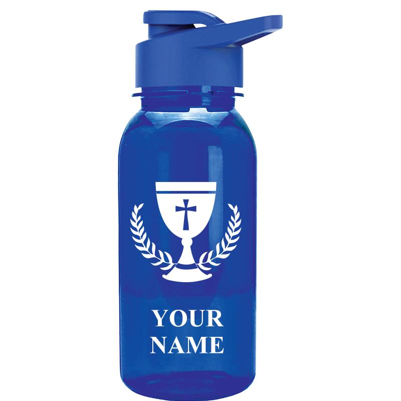 WATER BOTTLE 18OZ BLUE