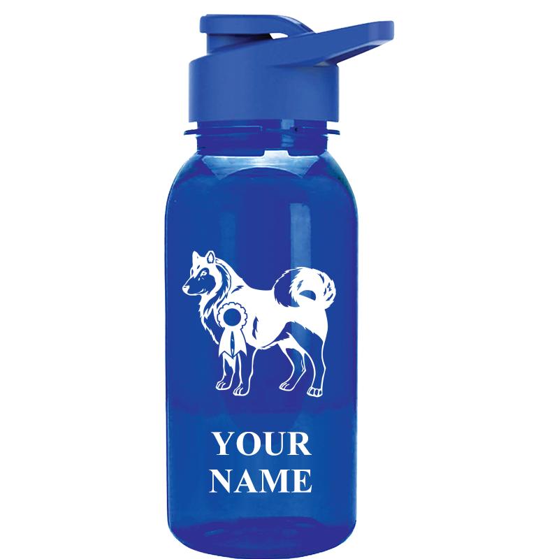 WATER BOTTLE 18OZ BLUE