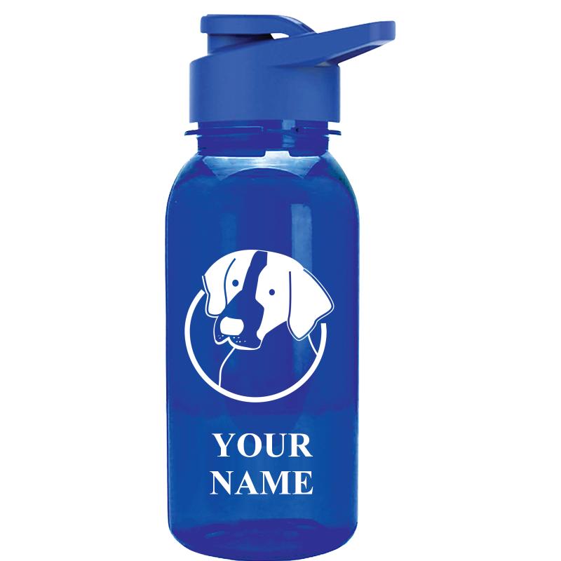 WATER BOTTLE 18OZ BLUE