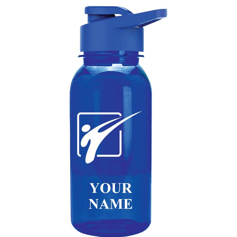 WATER BOTTLE 18OZ BLUE